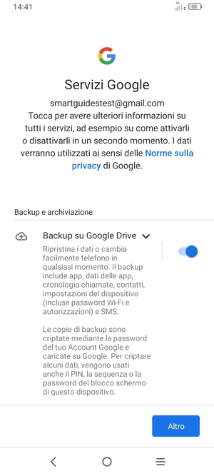 Seleziona Altro