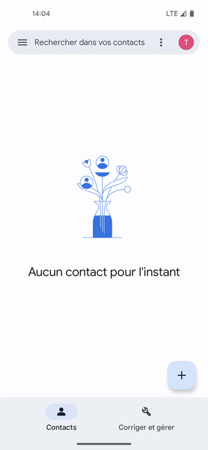 Sélectionnez Corriger et gérer