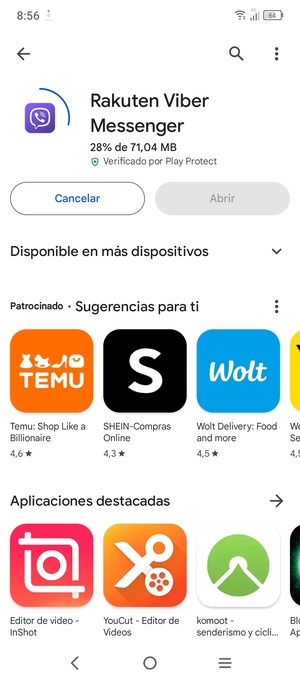 Espere a que el proceso de instalación finalice