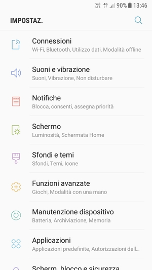 Seleziona Connessioni