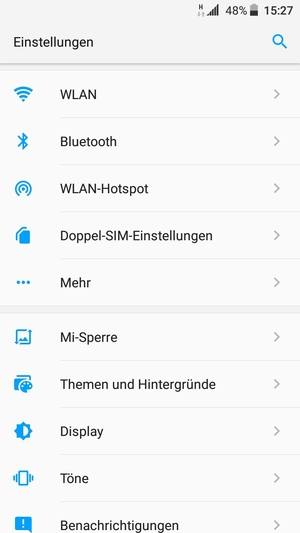 Wählen Sie WLAN-Hotspot