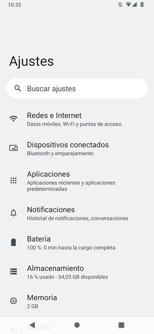 Seleccione Redes e Internet