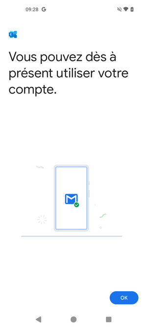 Sélectionnez OK