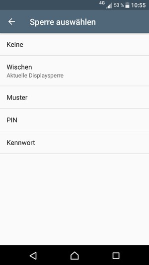 Wählen Sie Muster