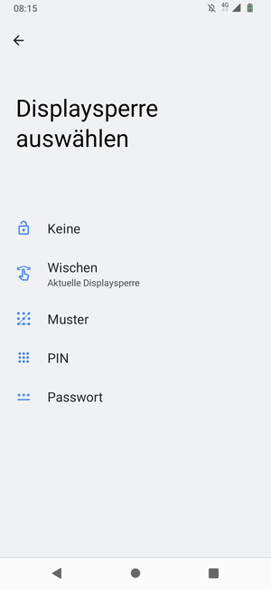 Wählen Sie Muster