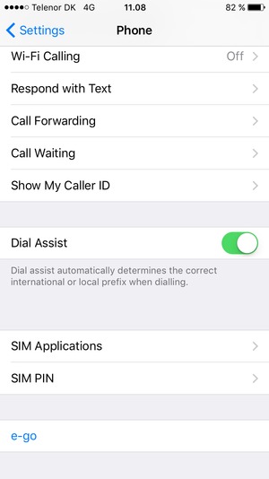 Select SIM PIN