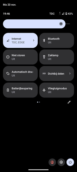 Pas helderheid aan op het vereiste niveau