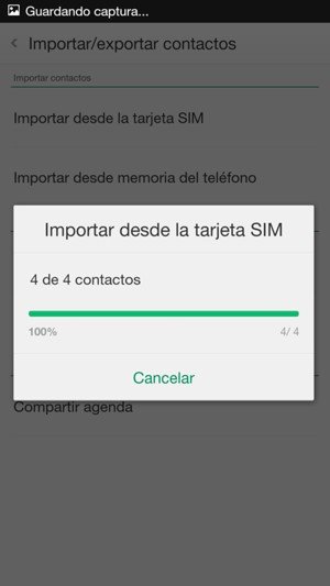 Sus contactos han sido añadidos a su OPPO