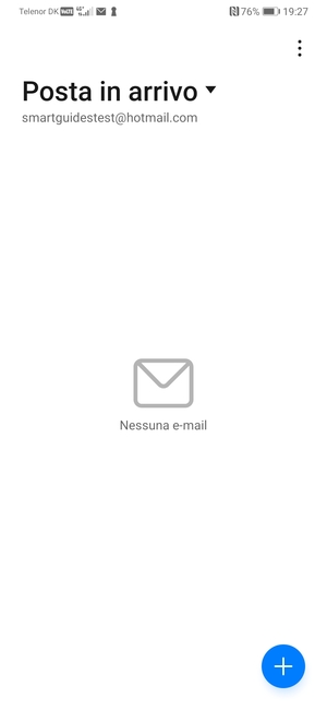 Il tuo account è pronto per l'uso