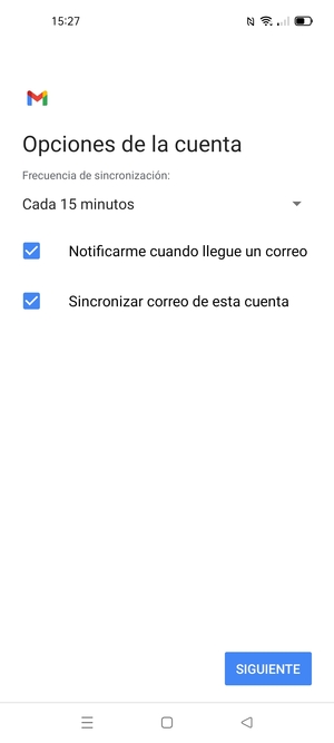 Seleccione SIGUIENTE