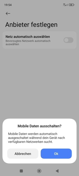 Wählen Sie Ok