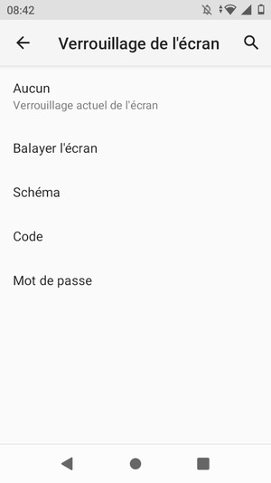 Sélectionnez Schéma