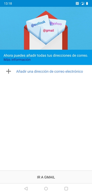 Seleccione Añadir una dirección de correo electrónico