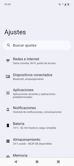 Seleccione Redes e Internet