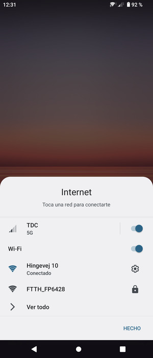 Desactive Wi-Fi