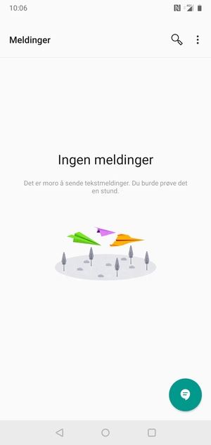 Velg menyknappen