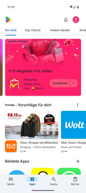 Wählen Sie Suche