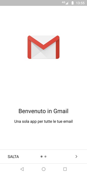 Seleziona AVANTI