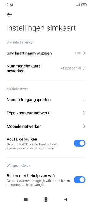 Selecteer Namen toegangspunten