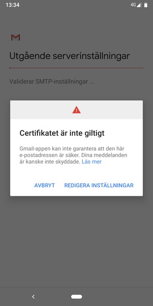 Välj REDIGERA INSTÄLLNINGAR