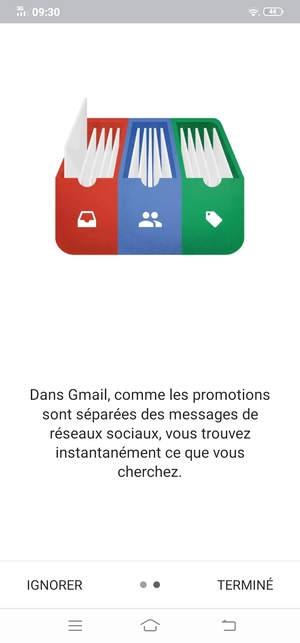 Sélectionnez TERMINÉ