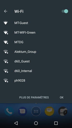 Désactiver Wi-Fi
