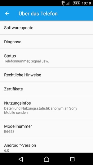 Wählen Sie Softwareupdate