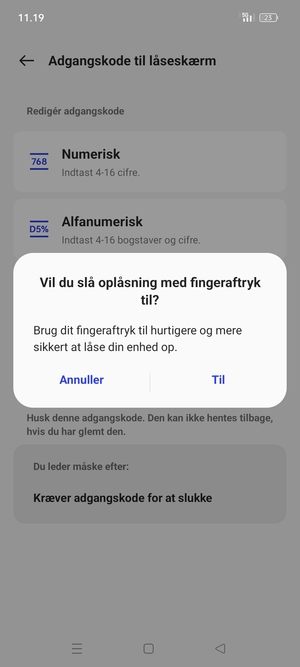 Vælg din foretrukne mulighed