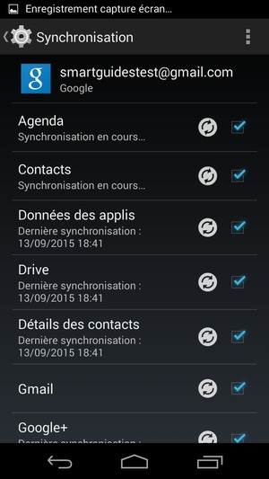 Vos contacts Google vont maintenant être synchronisés avec votre Caterpillar