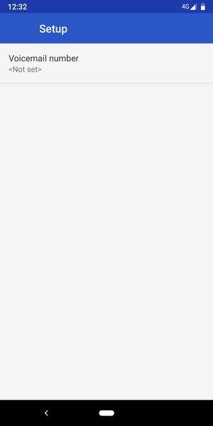 Select Voicemail number