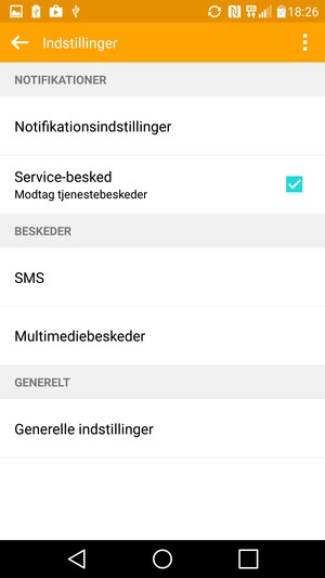 Vælg SMS