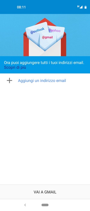 Seleziona Aggiungi un indirizzo email