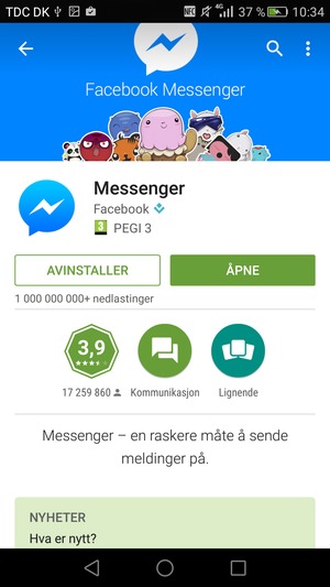 Velg ÅPNE