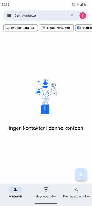 Velg Fiks og administrer