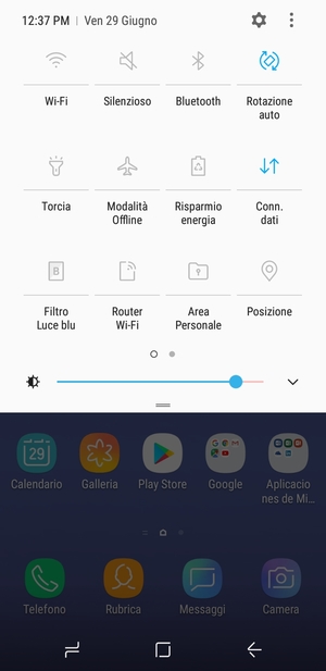 Seleziona Silenzioso per passare nuovamente alla modalità con suono