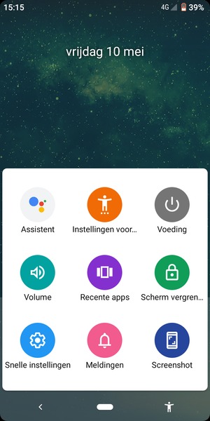 Selecteer Recente apps