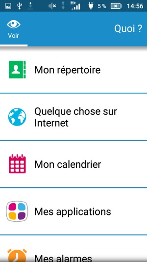 Faites défiler et sélectionnez Mon répertoire