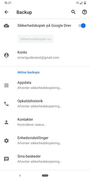 Vælg Konto