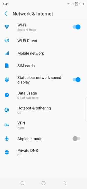 Select Mobile network