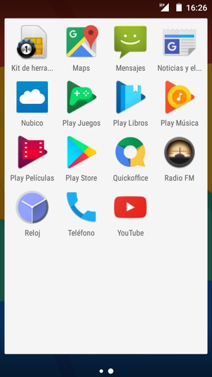 Desplácese y seleccione Mensajes