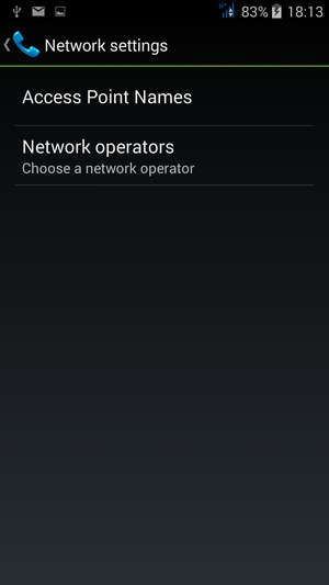 Select Network operators