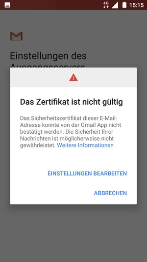Wählen Sie EINSTELLUNGEN BEARBEITEN