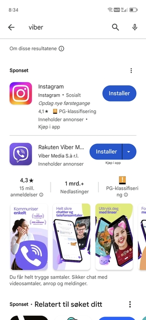 Velg app
