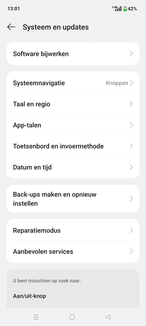 Selecteer Software bijwerken