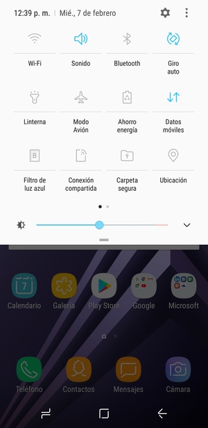 Seleccione Ahorro energía
