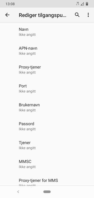 Skriv inn MMS-informasjon