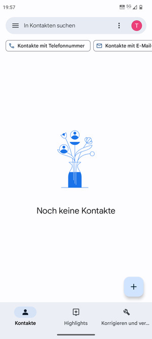 Wählen Sie Korrigieren und verwalten