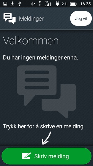 Velg Jeg vil