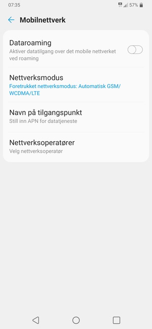 Velg Navn på tilgangspunkt