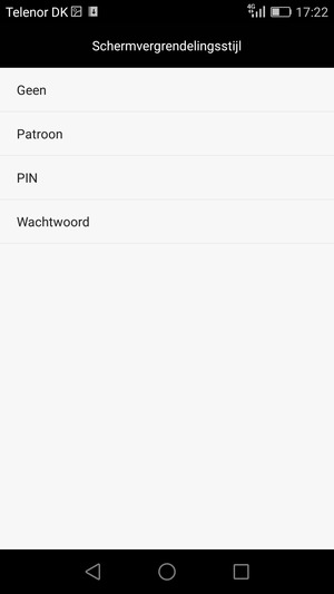 Selecteer Patroon